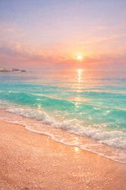 Jelly-Core Kust Zonsondergang Glas Horizon van Avinigav