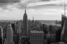Manhattan New York City Empire State building by Marjory Koller