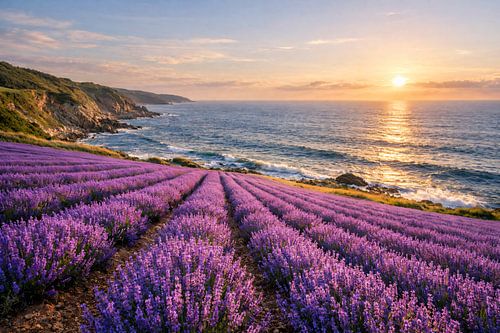 The Lavender Coast in the evening light – Lavender Coast Sunset