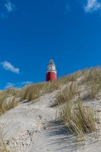 Der Leuchtturm von Texel steht tagsüber aufrecht