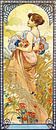 Four Seasons, Summer by Alphonse Mucha by Peter Balan thumbnail