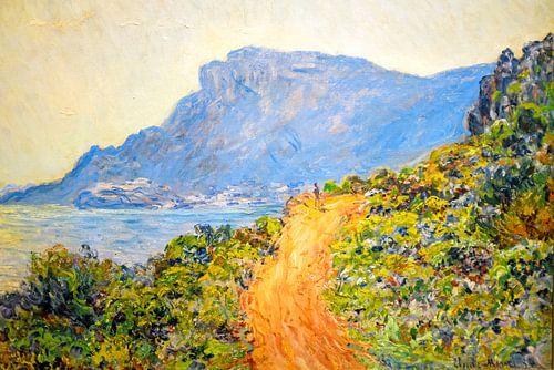 Painting from La Corniche near Monaco, Clau