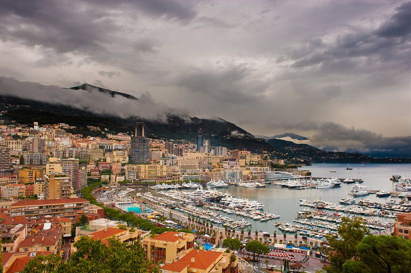 Monaco sous la pluie par Brian Morgan