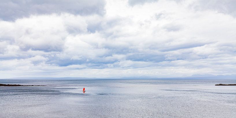 Optimiste du dériveur sur l'île de Skye en Ecosse par Werner Dieterich