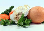 Vegetable + Egg van Roswitha Lorz thumbnail