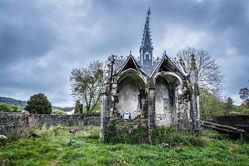 Old derelict chapel by Inge van den Brande