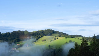 Trekking around Oberstaufen in Bavaria – the Allgäu in spring – a holiday in the countryside