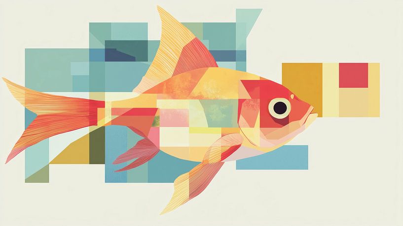 Abstract fish by Bert Nijholt