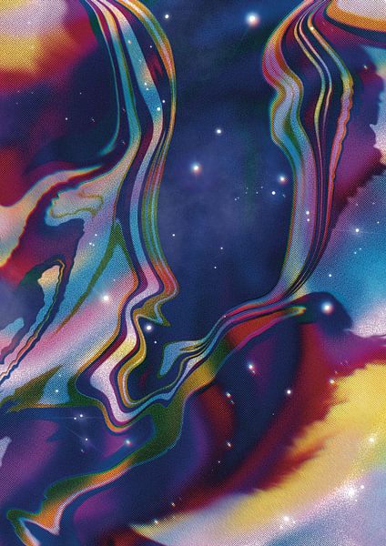 Nostalgic Marble Space by Amy Louise Baker