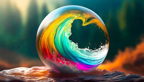 Bal met verschillende kleuren