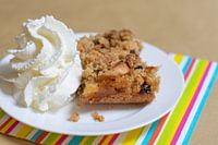 Appeltaart met slagroom