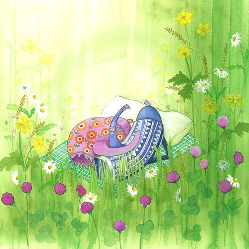 Picknick in de lente