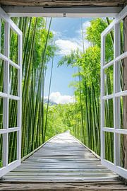 Bambuswald von Poster Art Shop