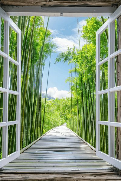 Forêt de bambous par Poster Art Shop