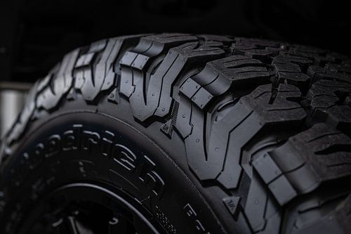 Profile of an off-road tyre by Bas Fransen