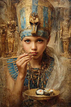 Cleopatra and Her Sushi Moment