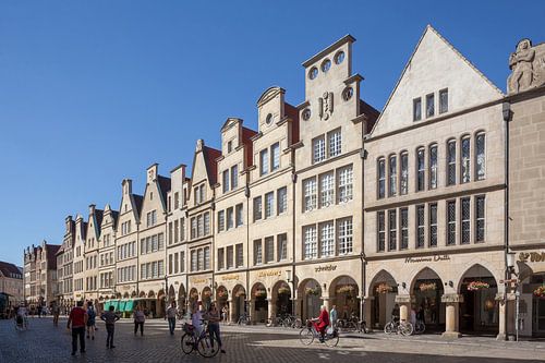 Prinzipalmarkt, Giebelhäuser, Münster, Stadt, Westfalen