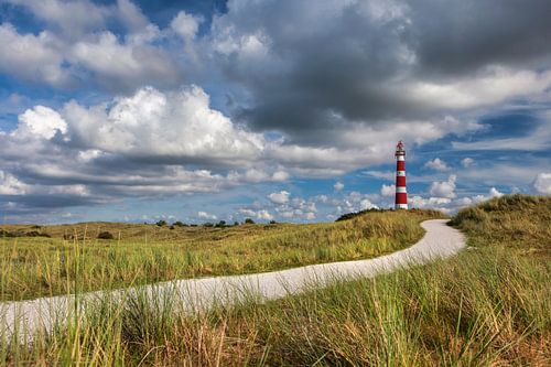 Lighthouse on the Wadden Island of Ameland
