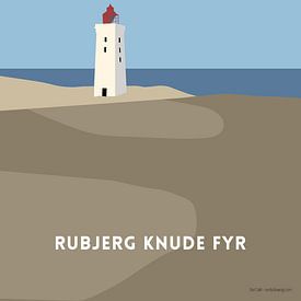 Rubjerg Knude vuurtoren, Denemarken van Bart Sallé