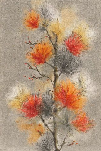 Tak met vurige pluimen