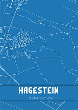 Blueprint | Map | Hagestein (Utrecht) by Rezona