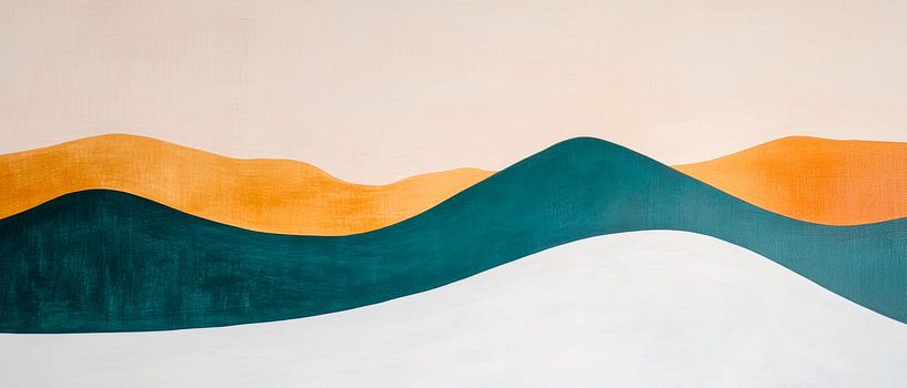 Colourful landscape by Poster Art Shop