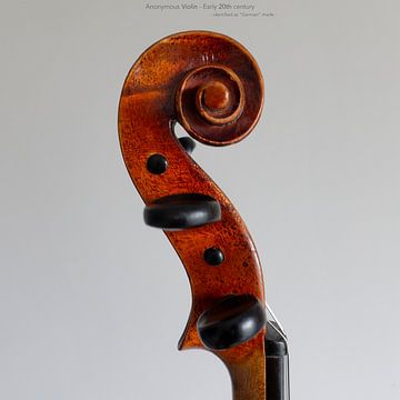 Viool door anonieme vioolbouwer - Eerste helft 20e eeuw van Branko Kostic