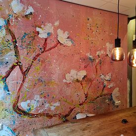 Customer photo: Blossom by Atelier Paint-Ing, as wallpaper