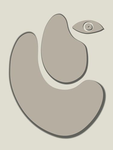 Vreugde op beige