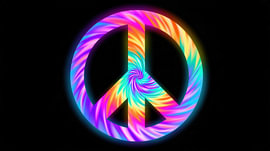 Artistiek peace teken van TheXclusive Art