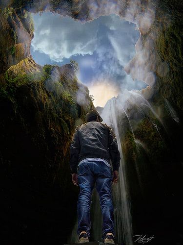 the only way out is up