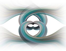 Blaues Herz von Jos Thoonen