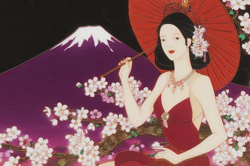 schilderachtige moderne japanse kunst