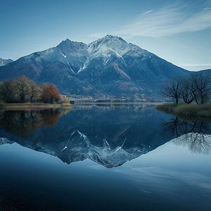 Spiegelung im Bergsee