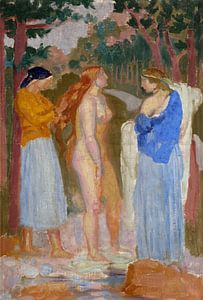 Maurice DENIS - Baadster am Fluss, 1922
