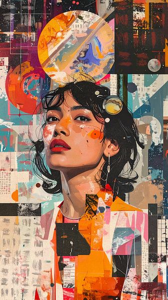 Modern kleurig en expressionistisch van Emiel de Lange