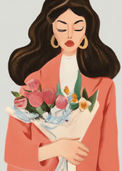 Illustration &quot;Flower my day&quot; by Studio Allee