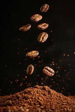Coffee beans - wall mural for coffee lovers by Poster Art Shop