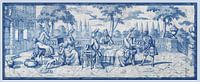 Tegeltableau - Lunchtime