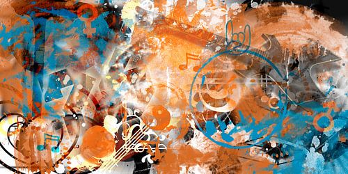 MODERN ART Hors de contrôle II sur Melanie Viola