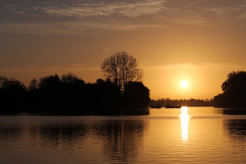 Goldener Sonnenuntergang