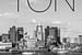 BOSTON Skyline North End & Financial District | Text & Skyline von Melanie Viola