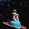 Der einsame Astronaut im Weltraum von PublicArt77