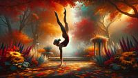 Elegance and autumn symphony in the park by artefacti thumbnail
