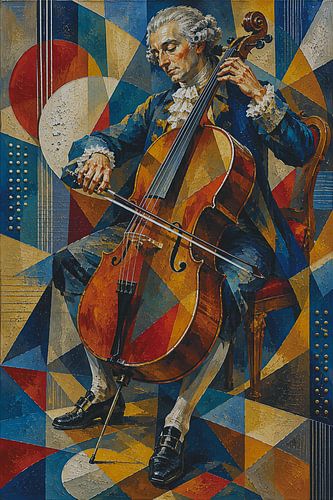 Componist Luigi Boccherini schilderij.