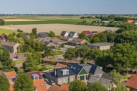 Sexbierum et ses environs depuis la tour de l'église Sixtus