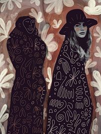 Shadow me - modern kunstwerk (gezien bij vtwonen) van Studio Gjil