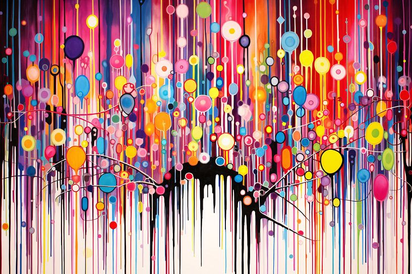 Composition de cercles colorés par Art & Soul Creations