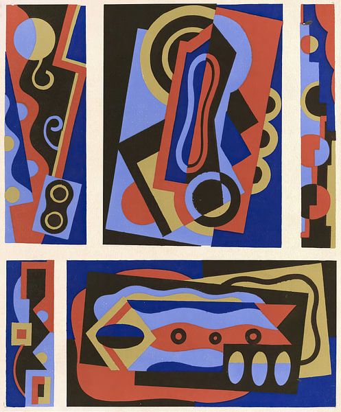 Kollektion Dekorationen und Farben 10 (1930) von Georges Valmier von Peter Balan