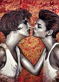 Fühlt Liebe, fühlt euch frei von KleurrijkeKunst van Lianne Schotman